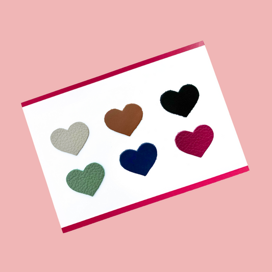 Sample fan for leather sample