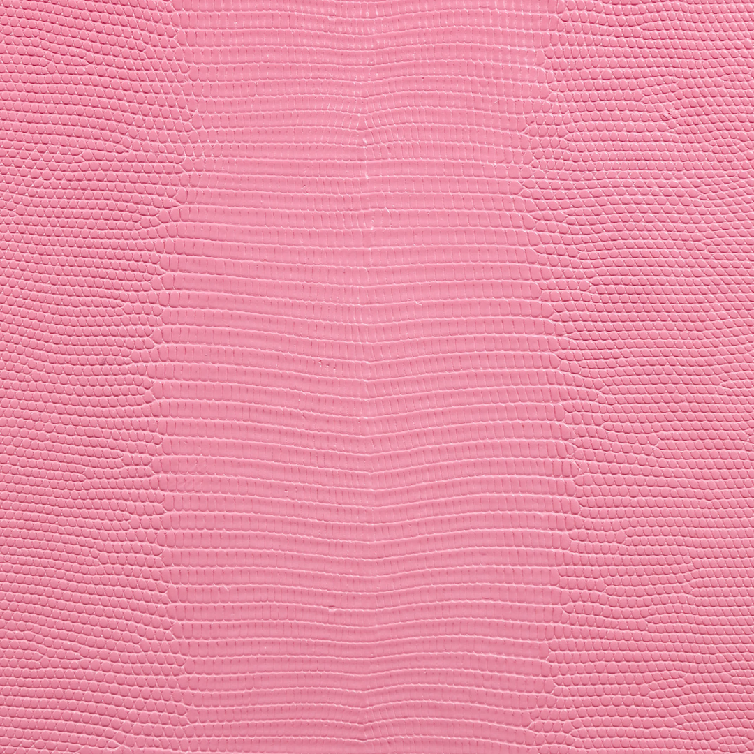 Sangle en cuir courte Lizard Bright Rose