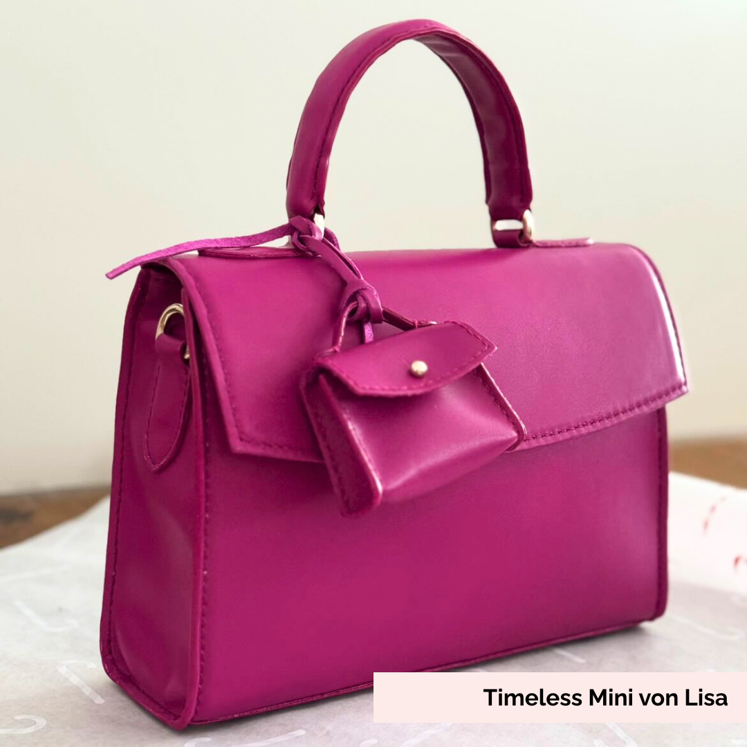 DIY-Box: The Timeless Mini - Fuchsia Lammnappa Glatt inkl. Trapunto-Set