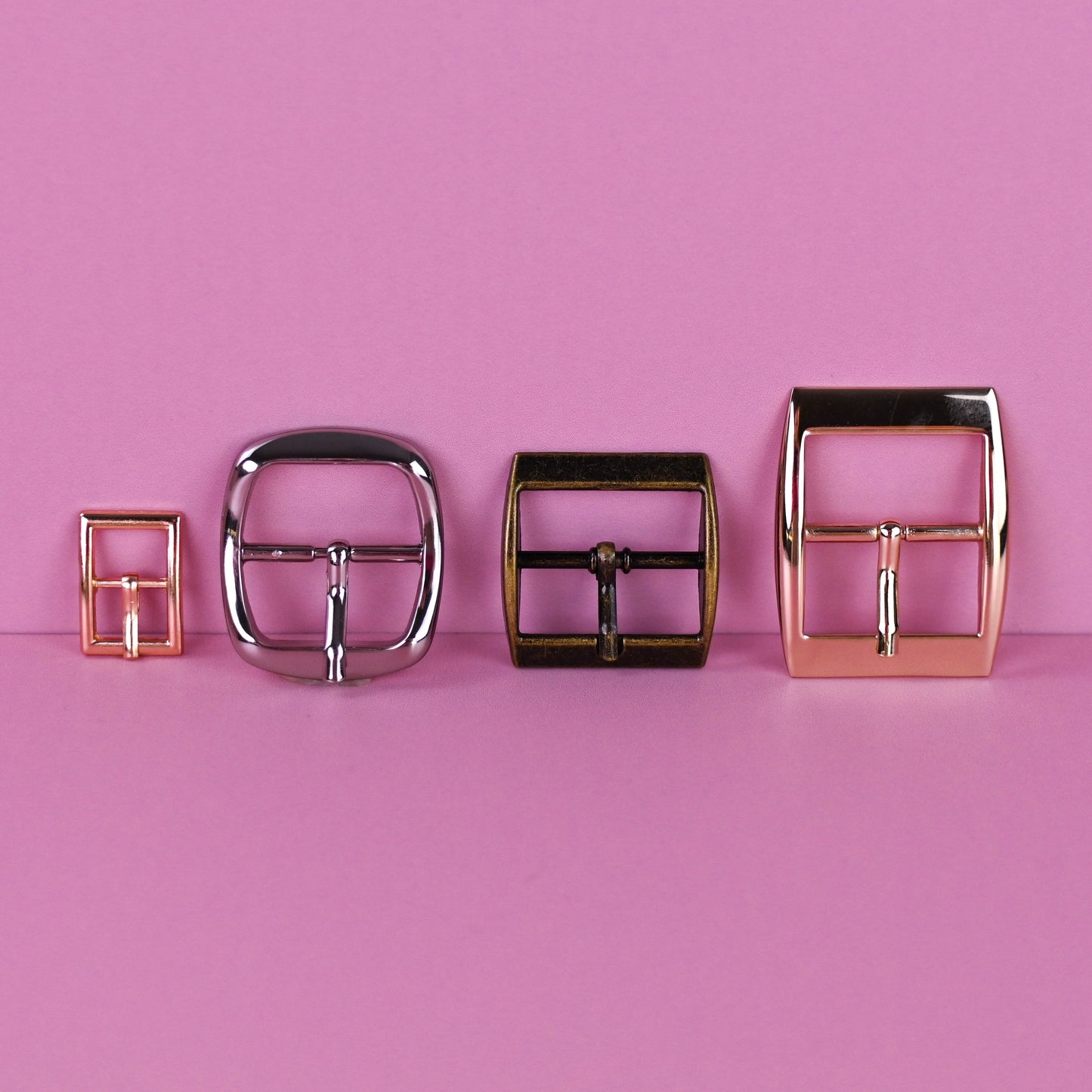 Metal clasps for sandals, set of 2
