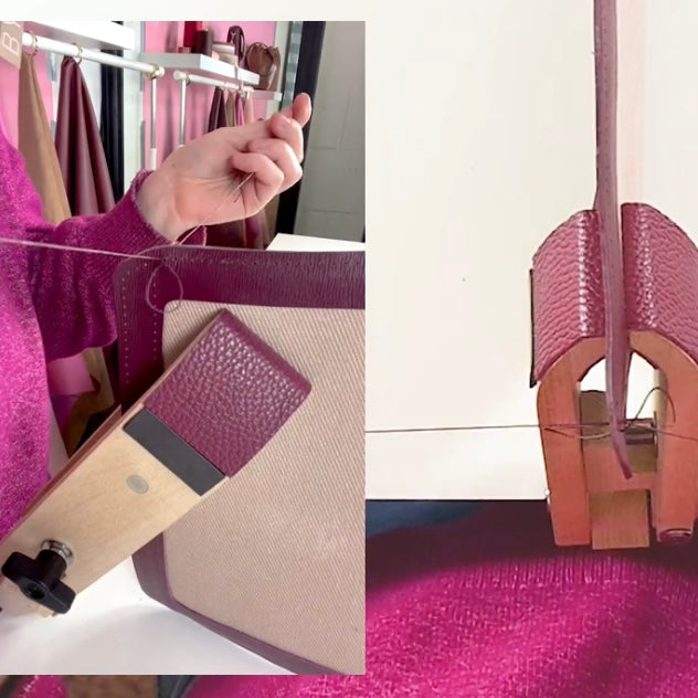 Clé à coudre avec fixation sur table