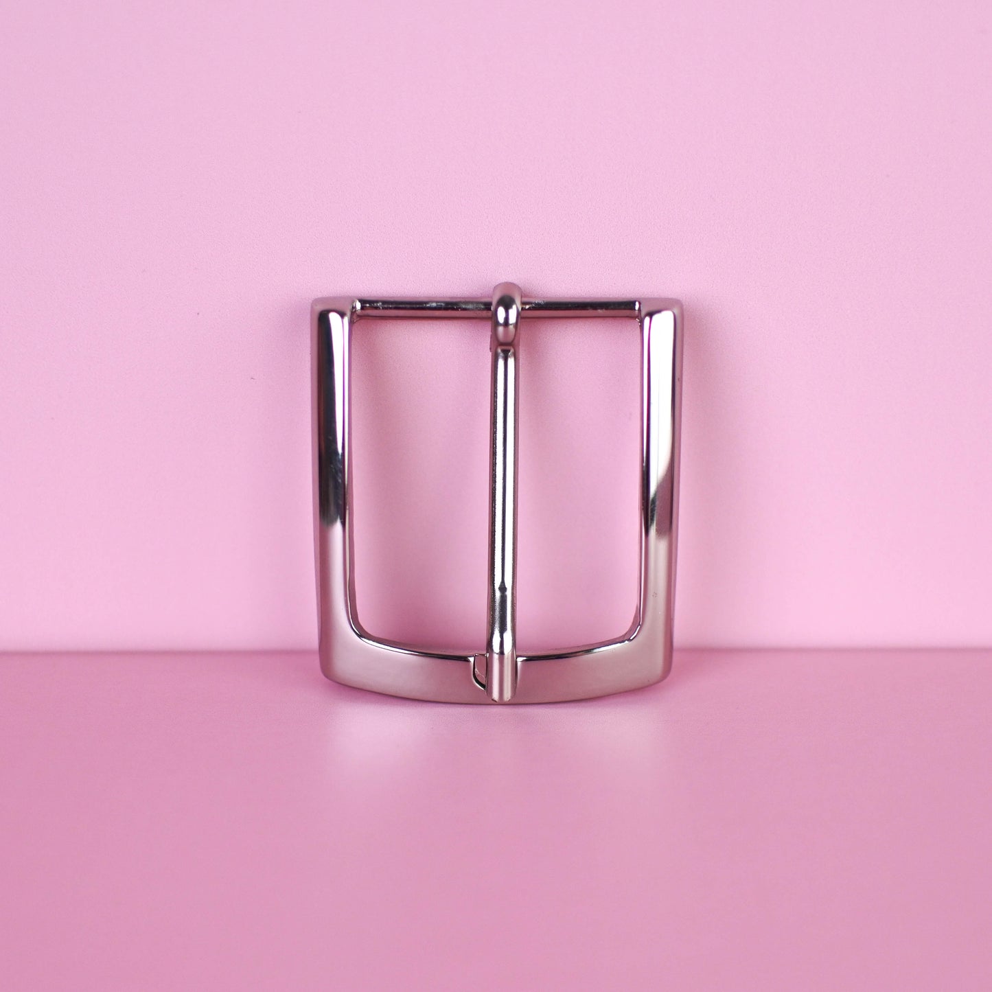 Boucle de ceinture Carré Argent, 4cm