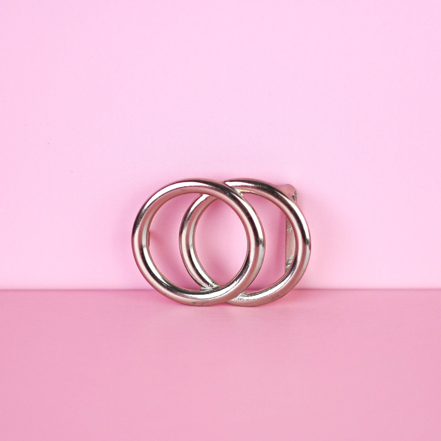 Gürtelschließe Ringe Silver, 2cm