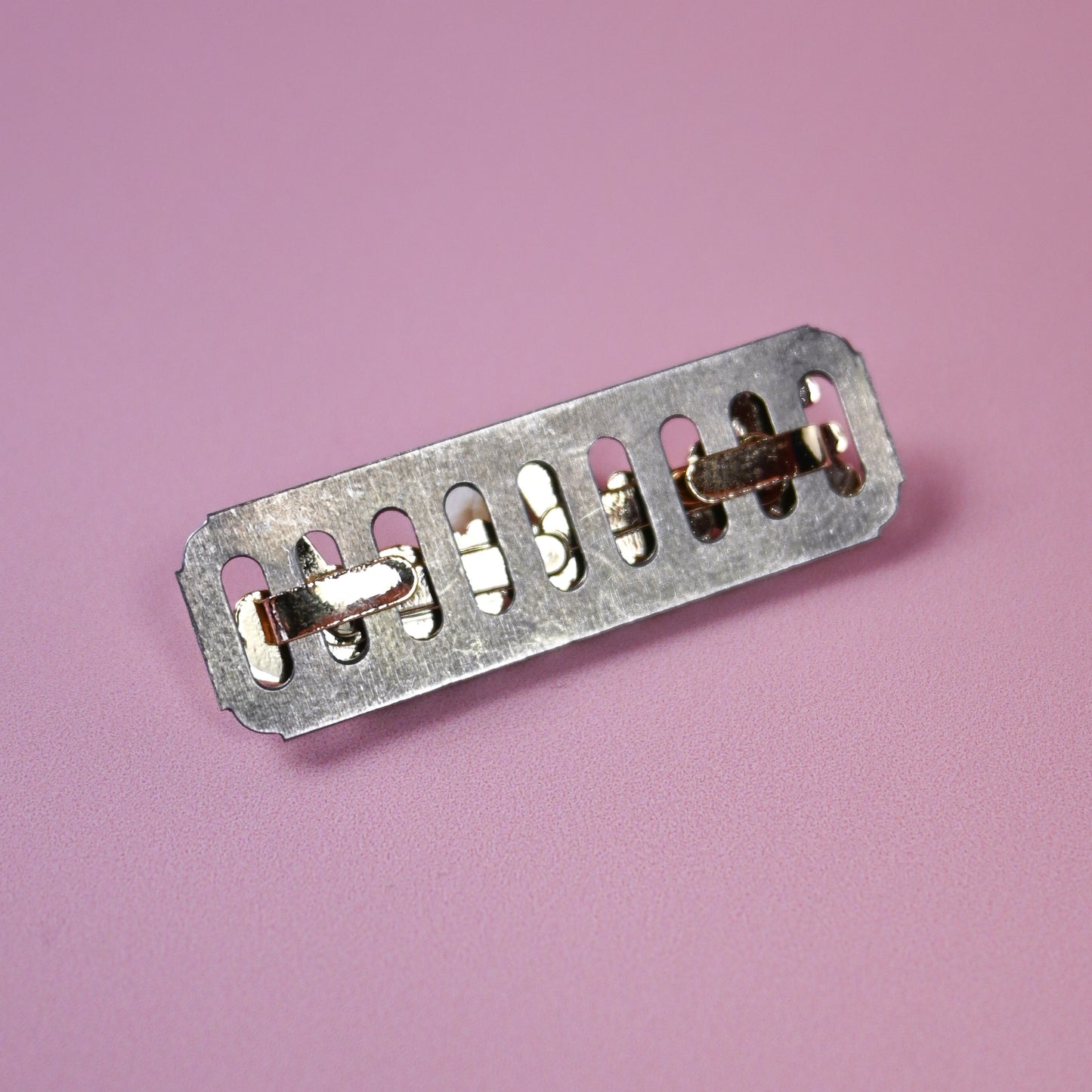 Metalllabel "Handmade", 5er-Set
