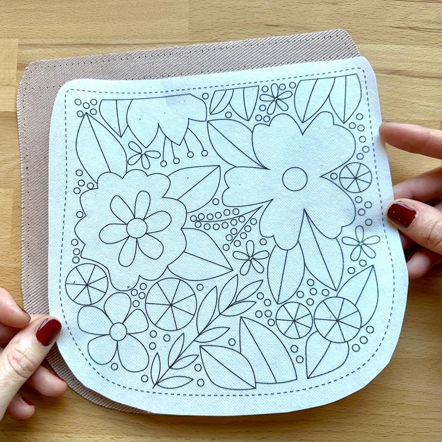Lieselou Stickvlies & Anleitung für Saddle Bag Klappe