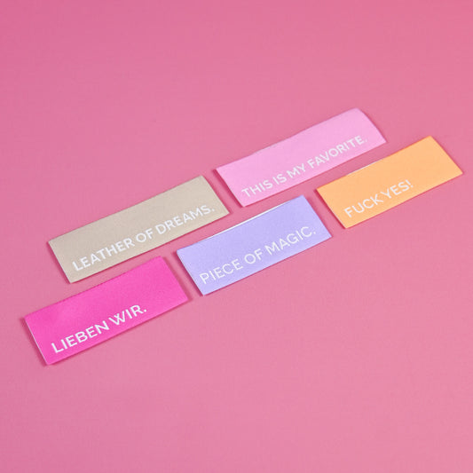 Textile labels PASTEL-Collection
