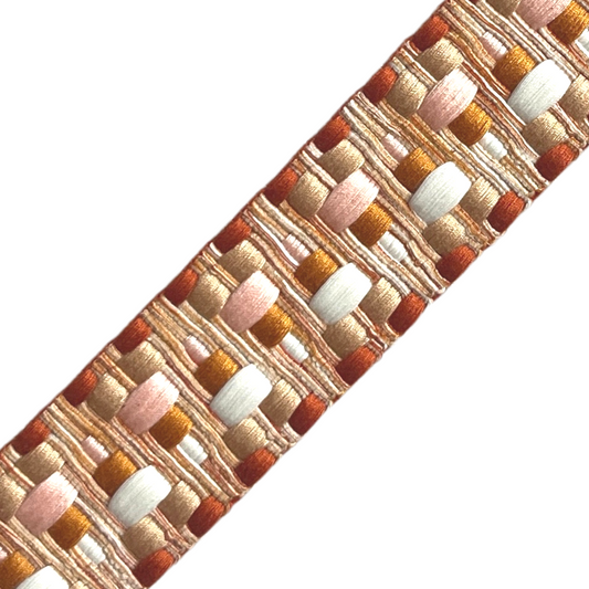 dentelle blanc cognac rose cannelle beige