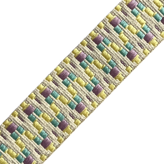dentelle jaune pastel menthe lilas naturel