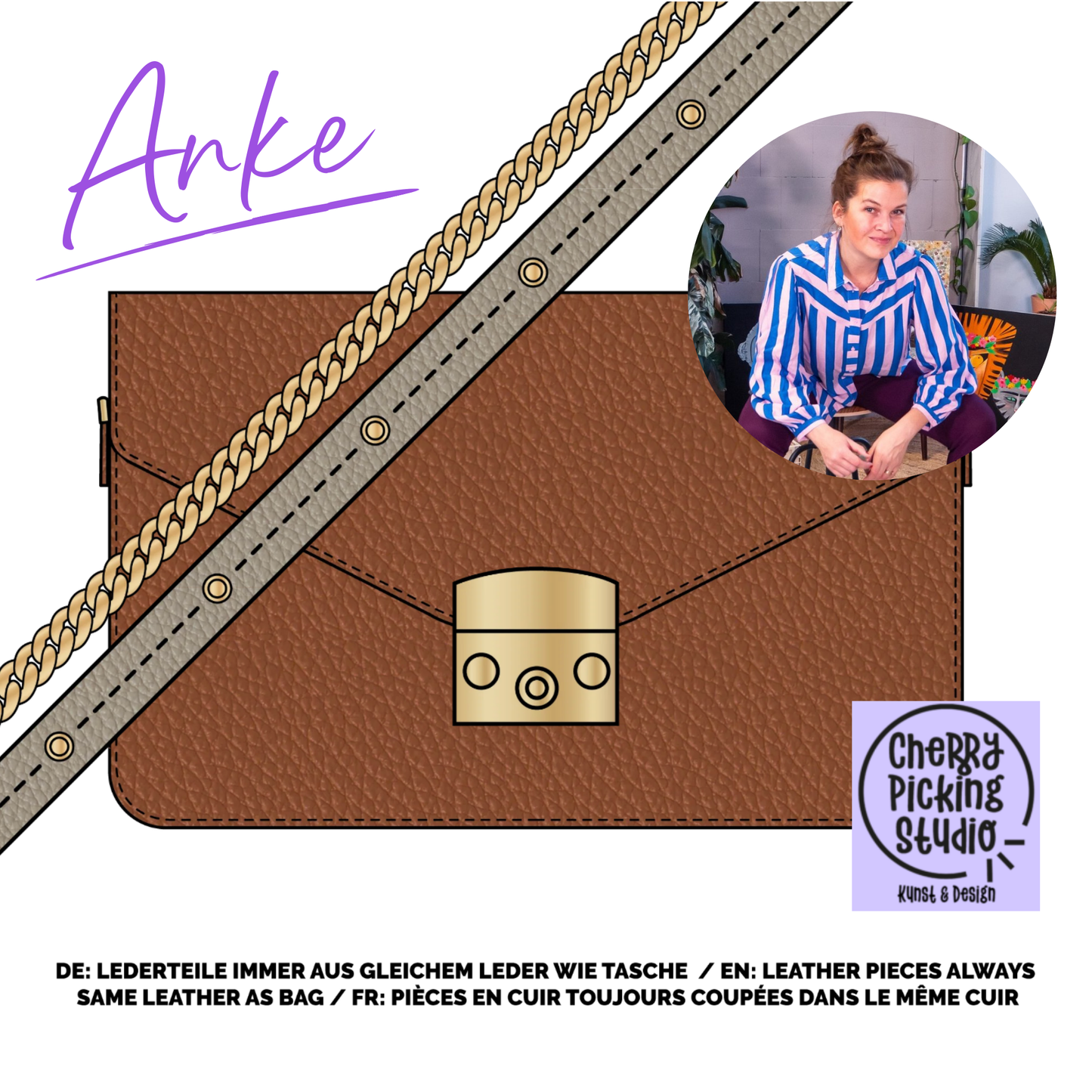 DIY-Box: The Ultimate Crossbody – Modern Cognac Grain
