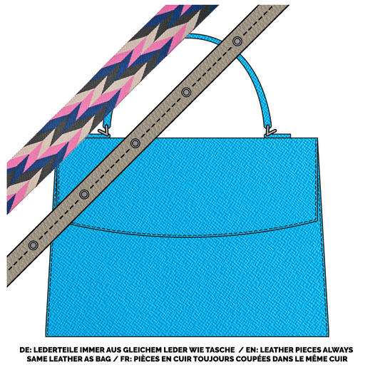 DIY-Box: The Business Bag – Saffiano Paradise Blue