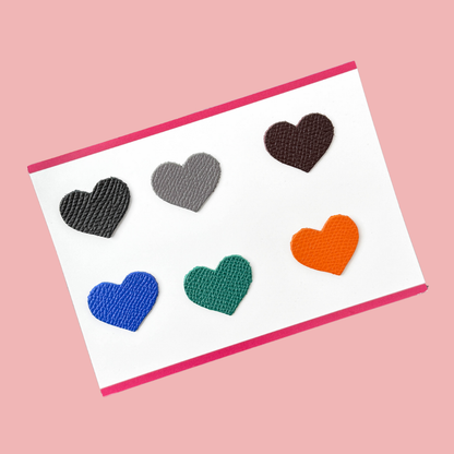 Sample fan for leather sample