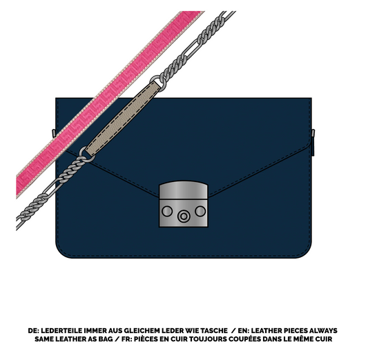 DIY-Box: The Ultimate Crossbody – Navy Blue Smooth