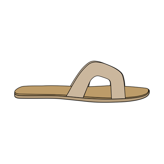 Sandale classique avec design cut-out