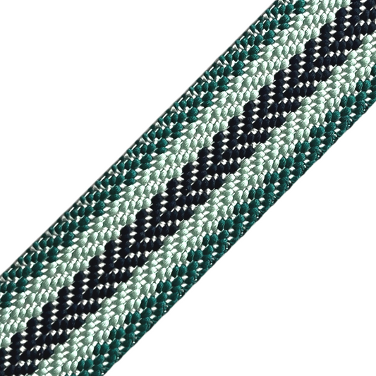 Tressé Pétrole Turquoise Bleu foncé