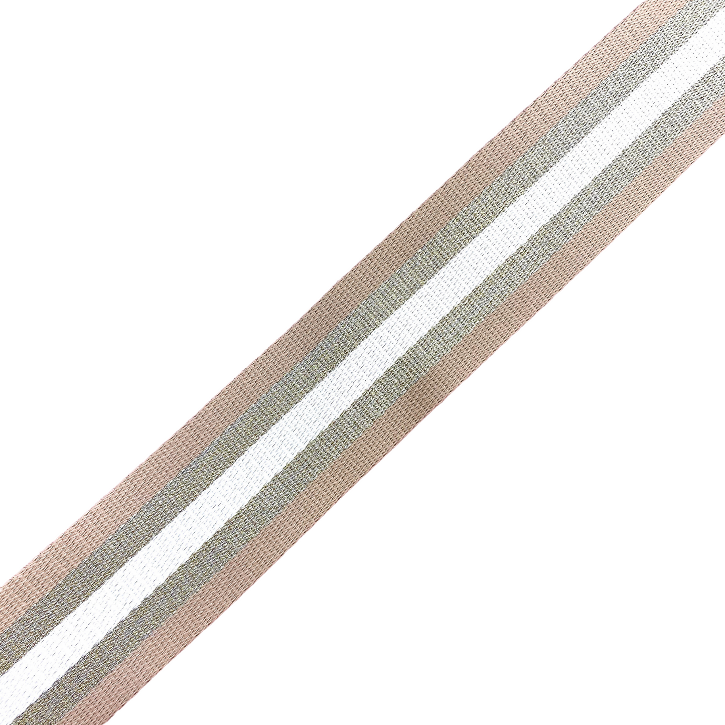Rayures Beige Blanc Scintillant