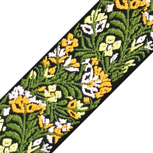 Vert floral Jaune Blanc