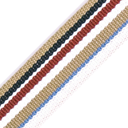 Rayures Taupe Rouge Black