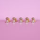 Round button screws set of 5 