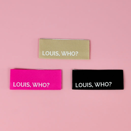 Textiletiketten LOUIS WHO-Collection