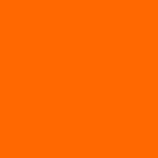 Sangle en cuir courte Smooth Glowing Orange