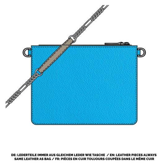 DIY-Box: The Pouch – Saffiano Paradise Blue