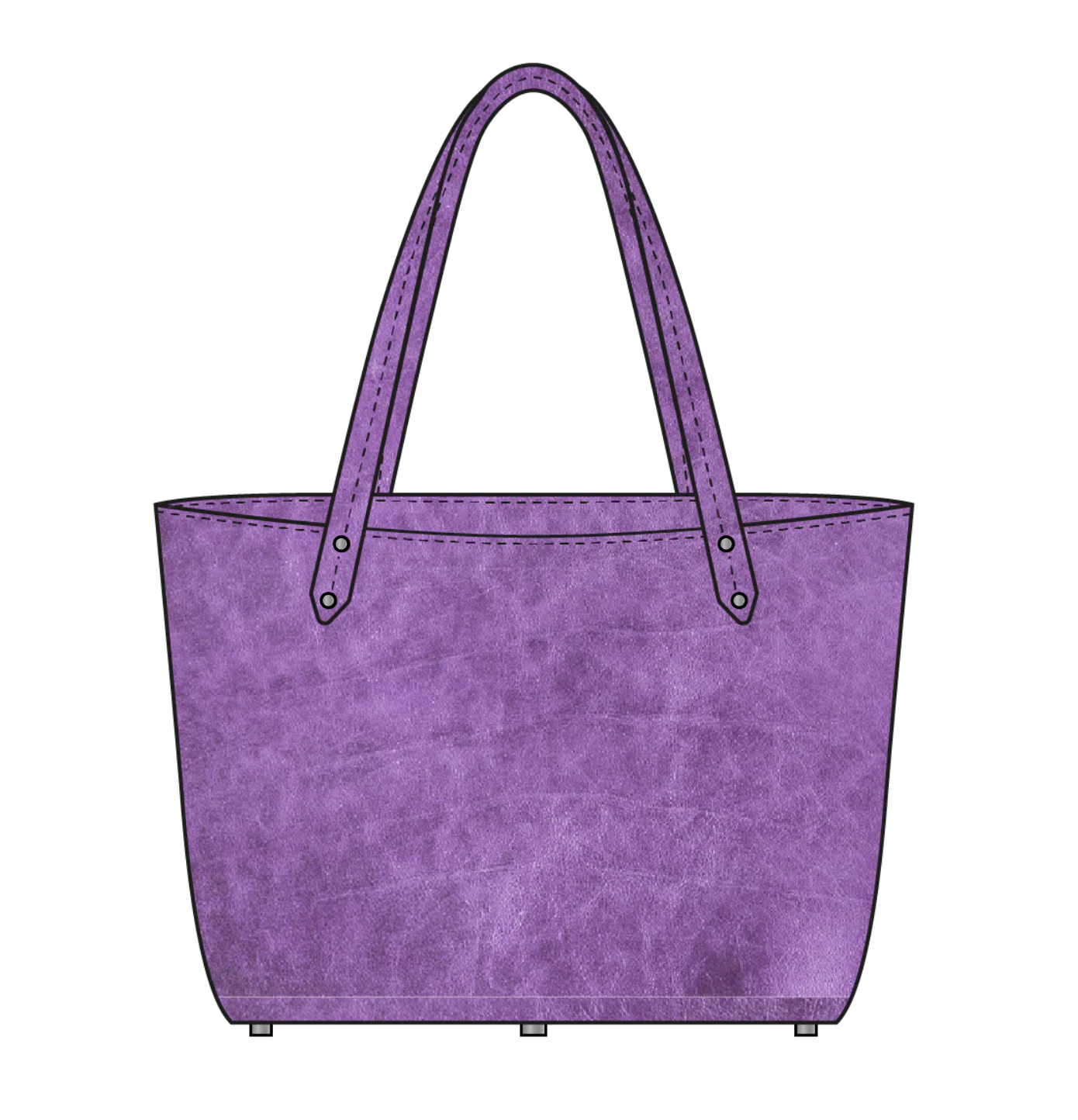 DIY-Box: The Perfect Tote – Metallic Used Purple
