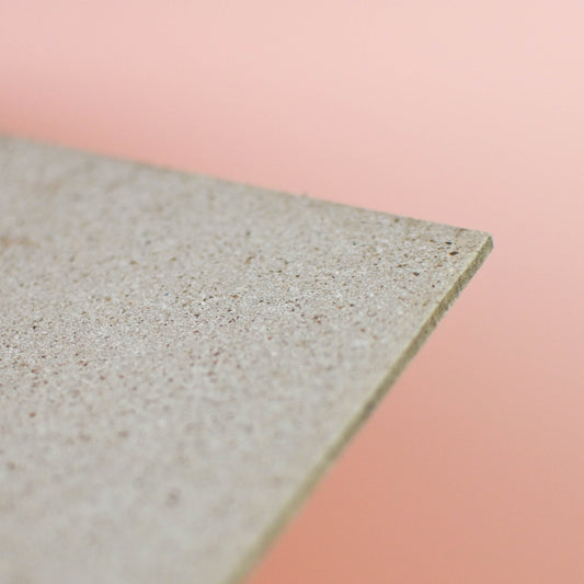 Matériau du talon pour semelle naturelle Fibre de cuir, beige