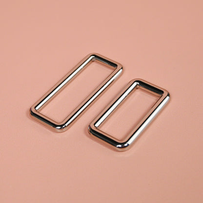 Square ring for webbing, various sizes