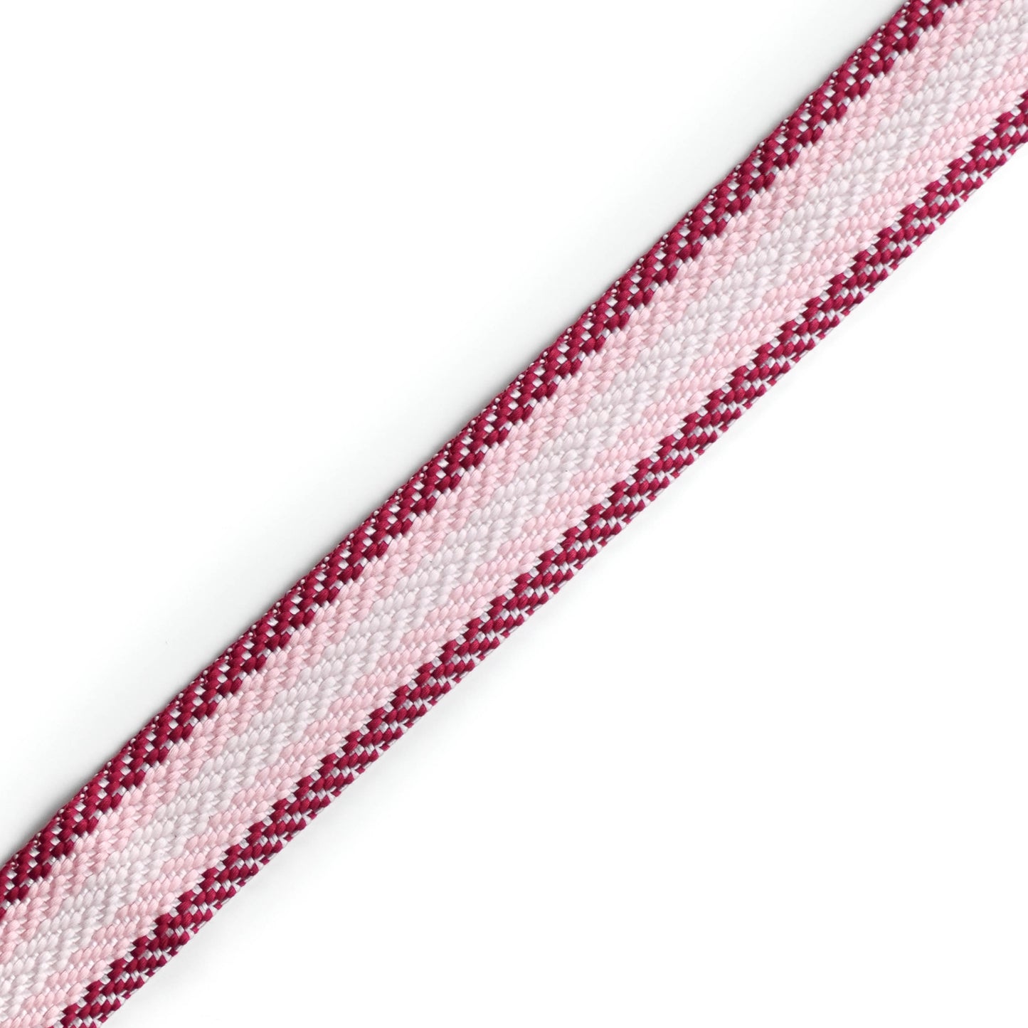 Geflochten Fuchsia Rosa Weiß