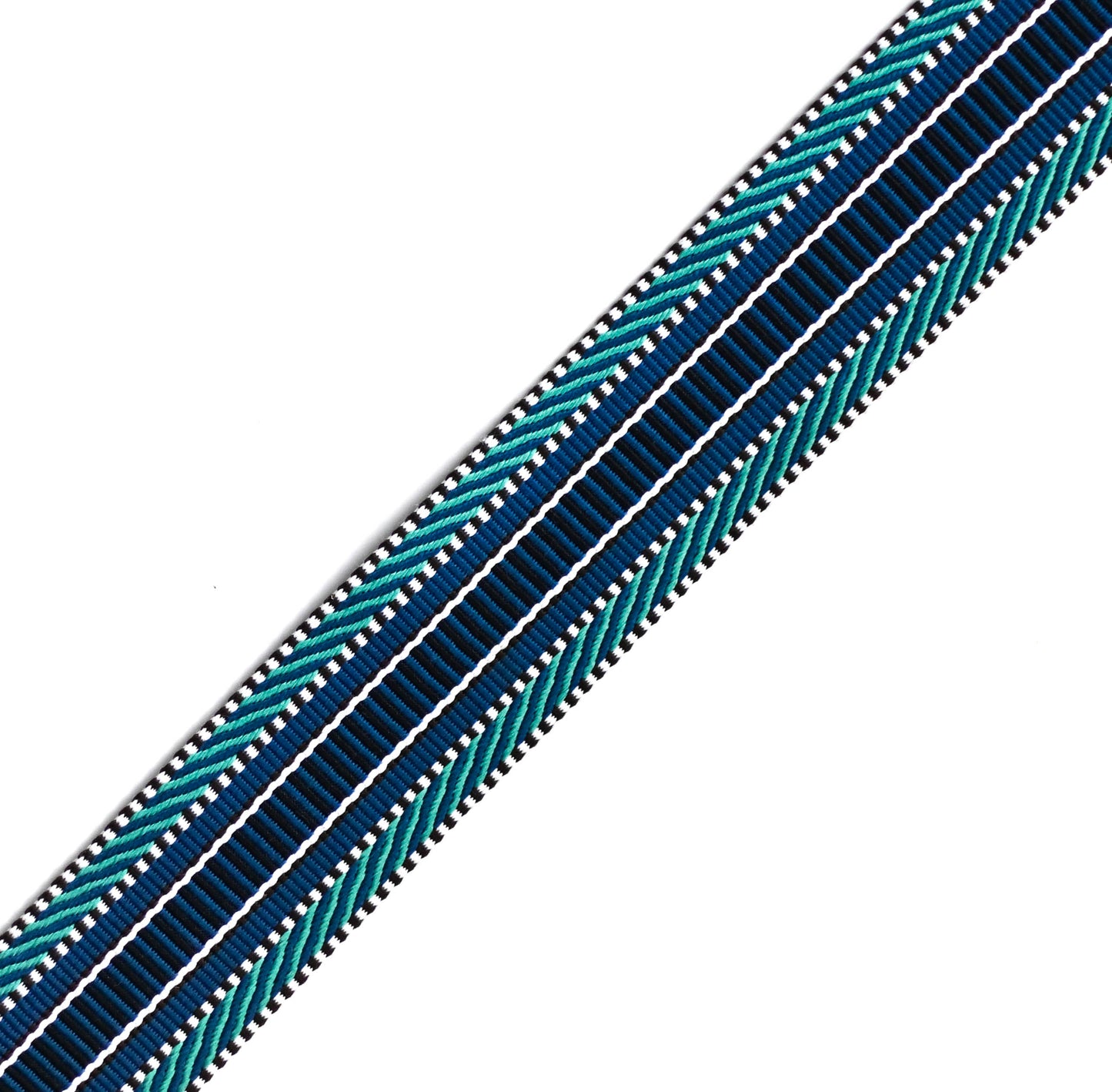 Échantillon Bleu Pétrole Blanc Noir