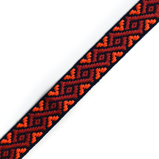 Pattern dark blue Nemo red