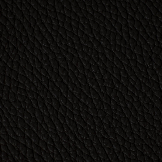 Sangle en cuir courte Grain Black